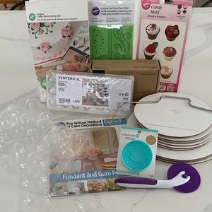 Cake Decorating Kit with Tools and Molds
